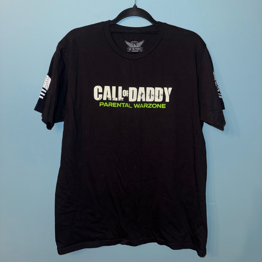 Call of Daddy Black Graphic Tee - Picture 2 of 6